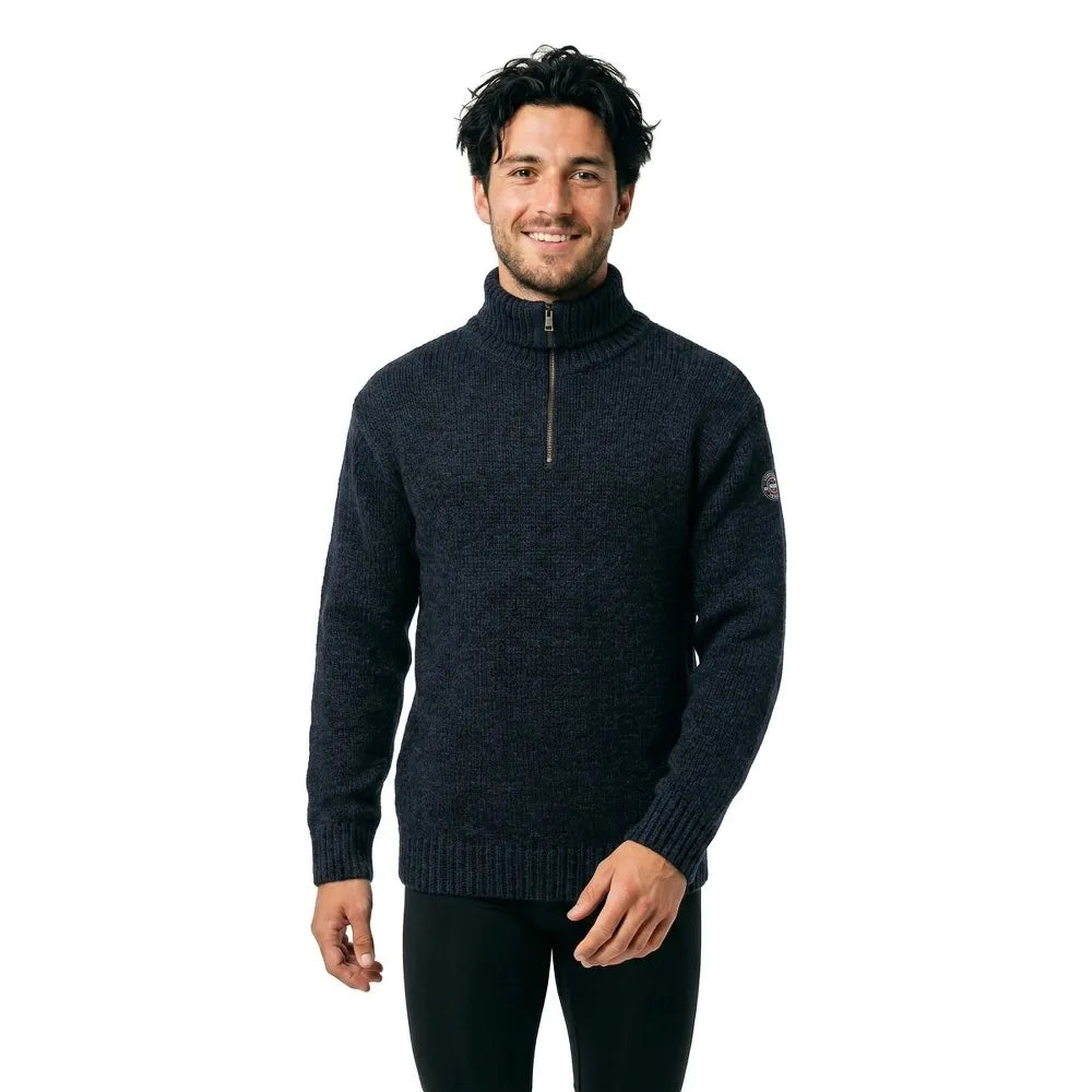 DEVOLD OF NORWAY Nansen Wool Zip Neck sweater