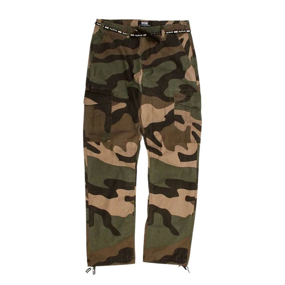 Dgk O.g cargo big woods camo pants