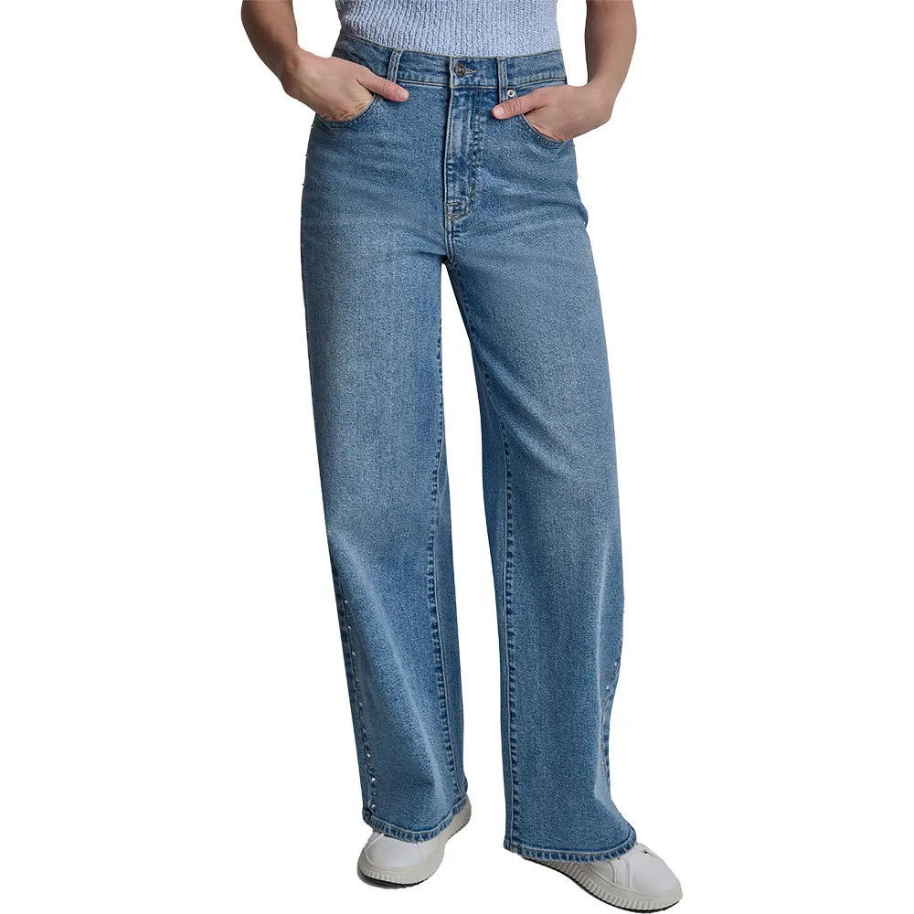 DKNY DW2100263 Wide Leg high waist pants