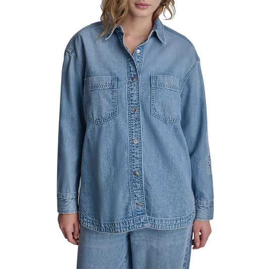 DKNY DW2100266 Oversized long sleeve shirt