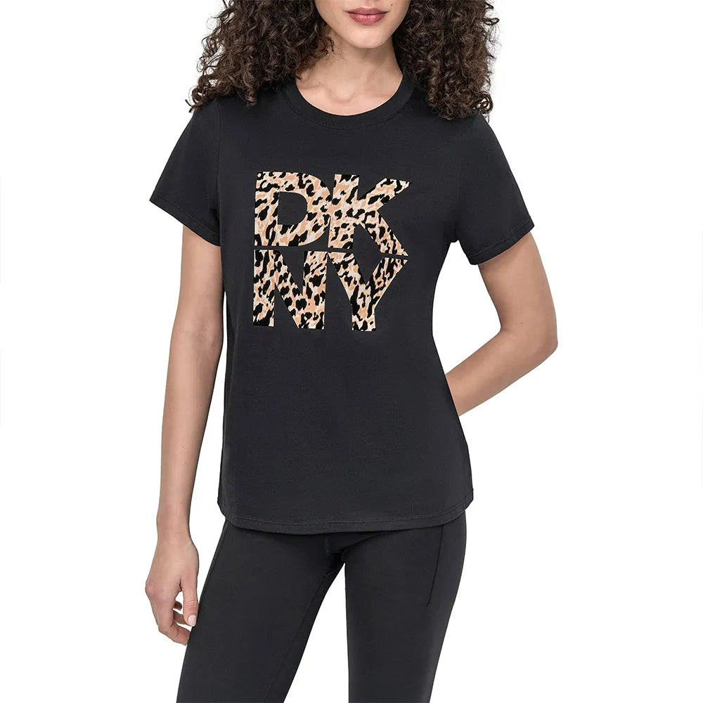 DKNY Stacked Animal Print short sleeve T-shirt