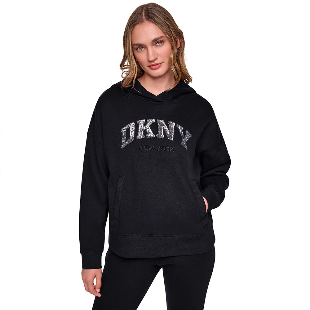 DKNY Varsity Sequin New York hoodie