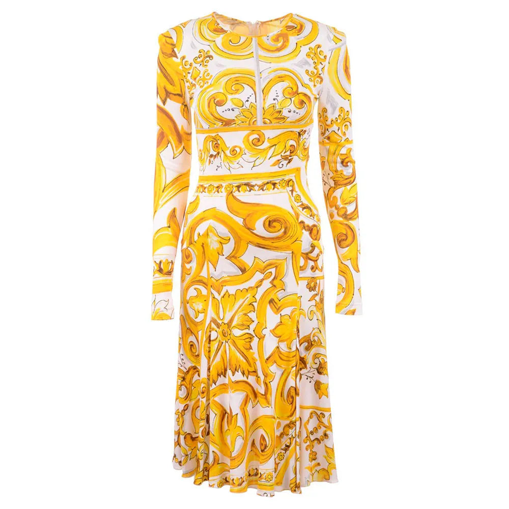 Dolce & gabbana 747011 long sleeve dress