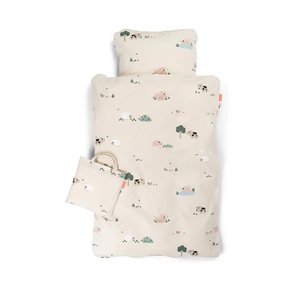 Done by deer Int Tiny Farm Junior cotton sheets
