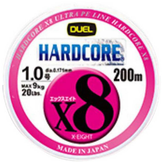 Duel Hardcore X8 braided line 200 m