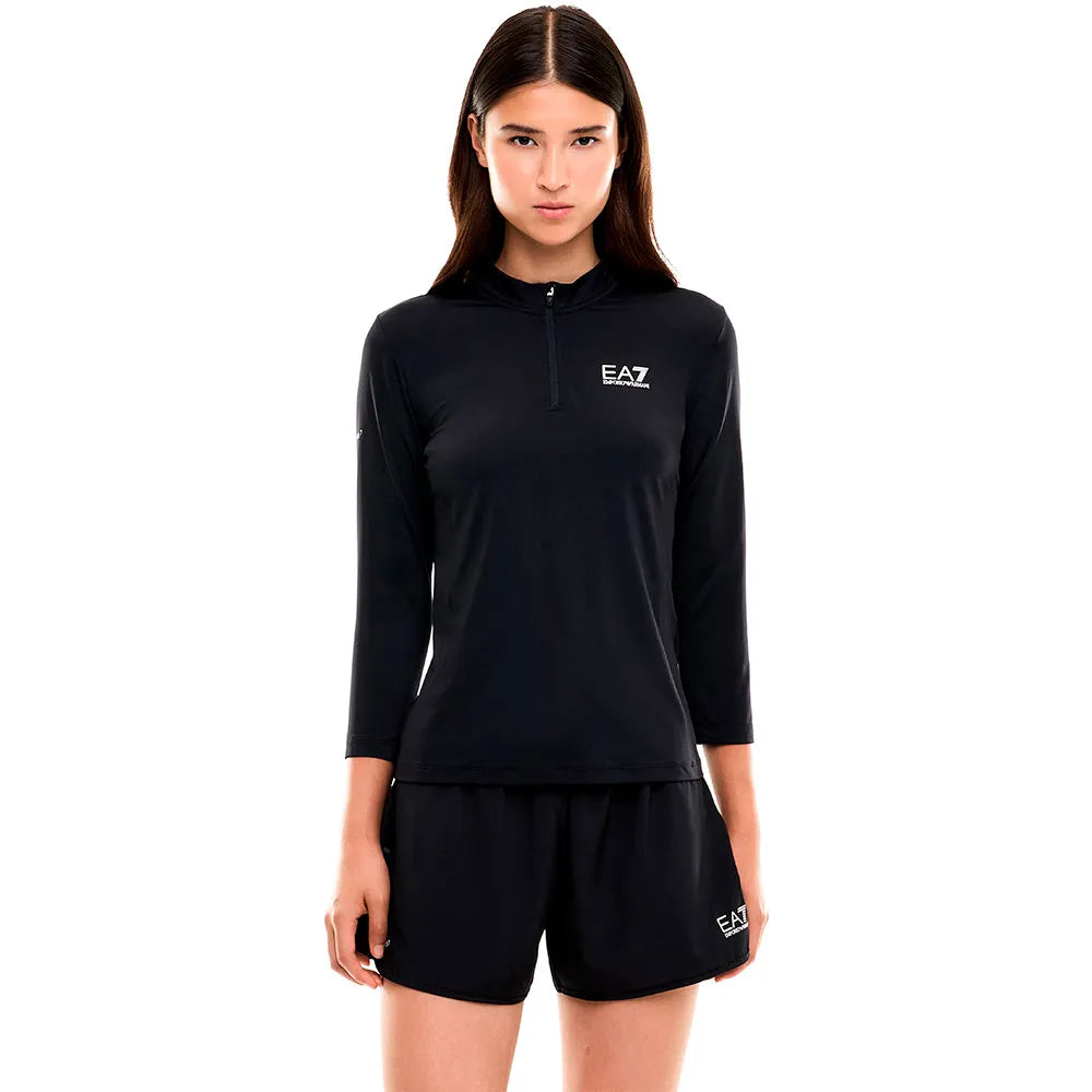 EA7 EMPORIO ARMANI 7W001563_AF14524 half zip long sleeve T-shirt