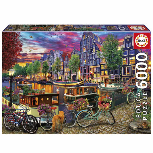 Educa Bicycles In Amsterdam puzzle 6000 pieces