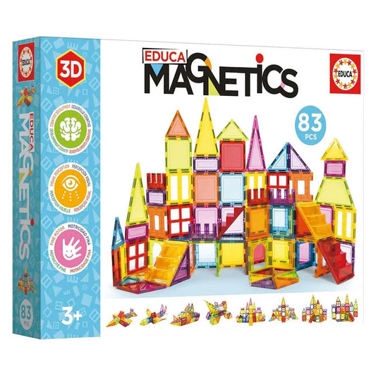 Educa Magnetics construction game 83 pieces