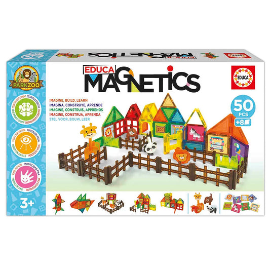Educa Magnetics Park Zoo construction game 50 pieces