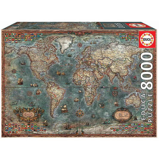 Educa Mapamundi Historico Puzzle 8000 pieces