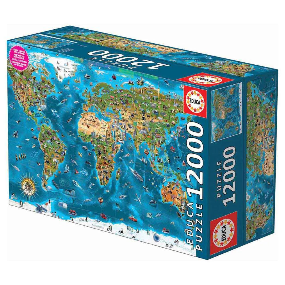 Educa Maravillas Del Mundo Wooden Puzzle 12000 pieces