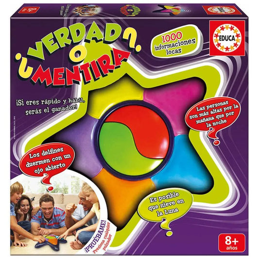 Educa Verdad O Mentira board game spanish
