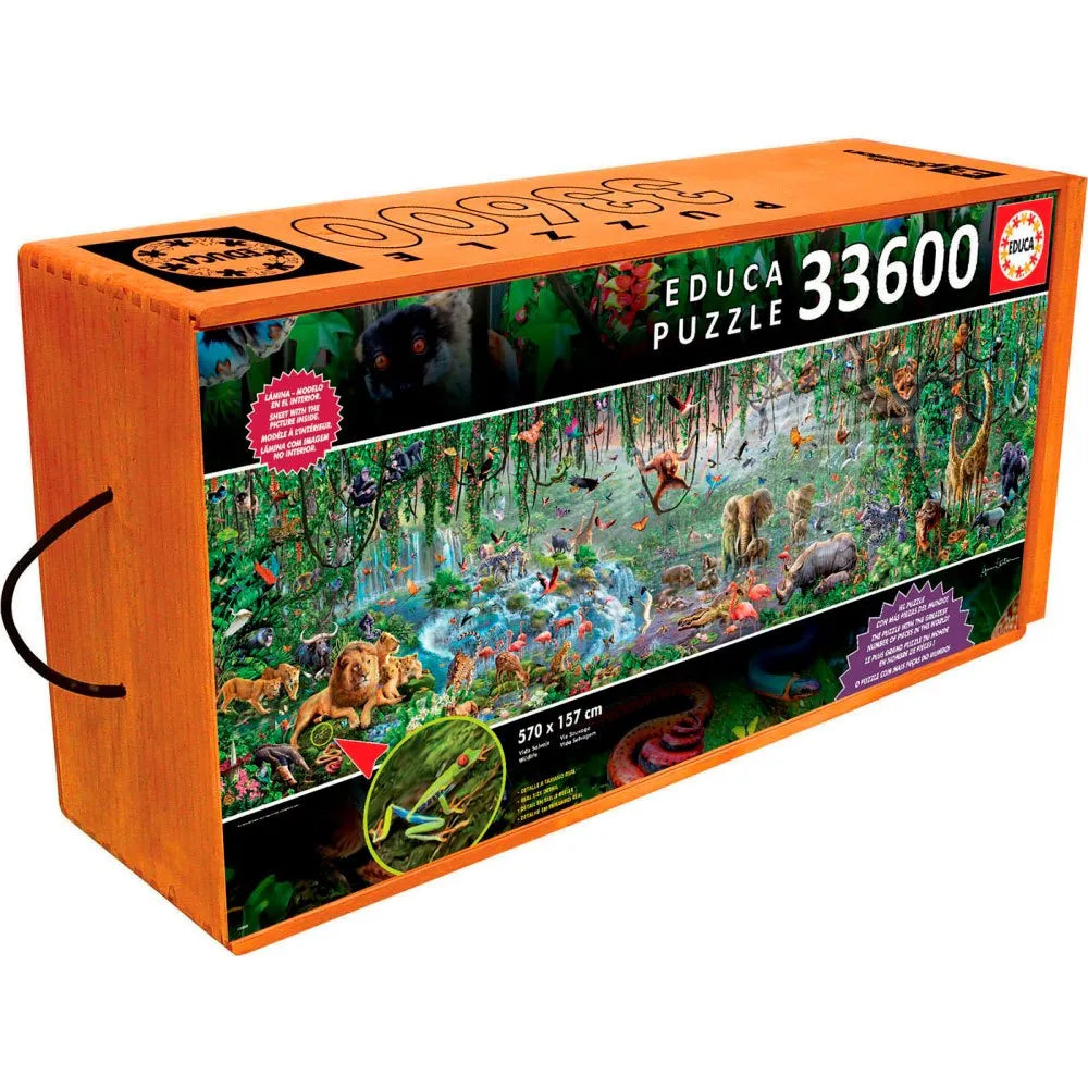 Educa Vida Salvaje Wooden Puzzle 33600 pieces