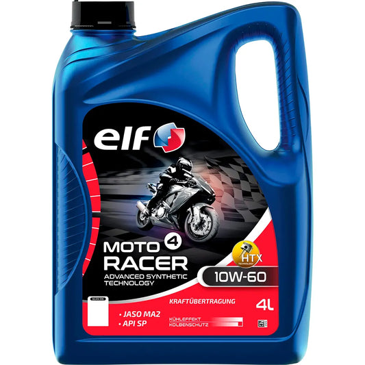 Elf Moto 4 Racer 10W-60 ADV Synthetic 4L motor oil