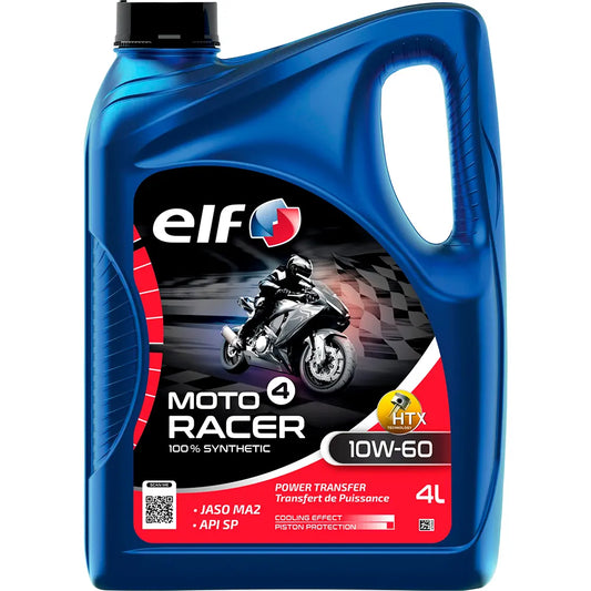 Elf Moto 4 Racer 10W-60 Synthetic 4L motor oil