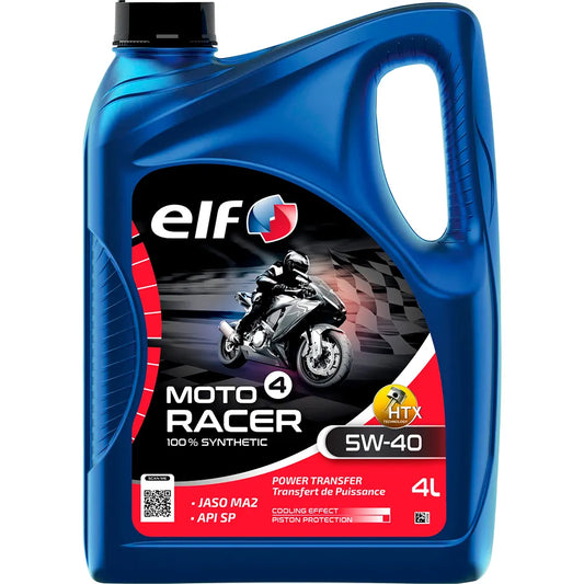 Elf Moto 4 Racer 5W-40 Synthetic 4L motor oil