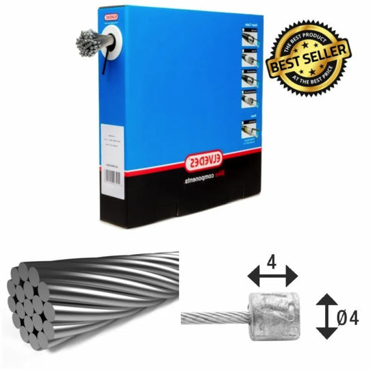 Elvedes 1x19 Stainless 4x4 shift cable 100 units