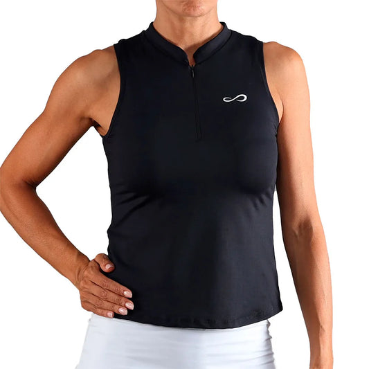 Endless Glam sleeveless polo
