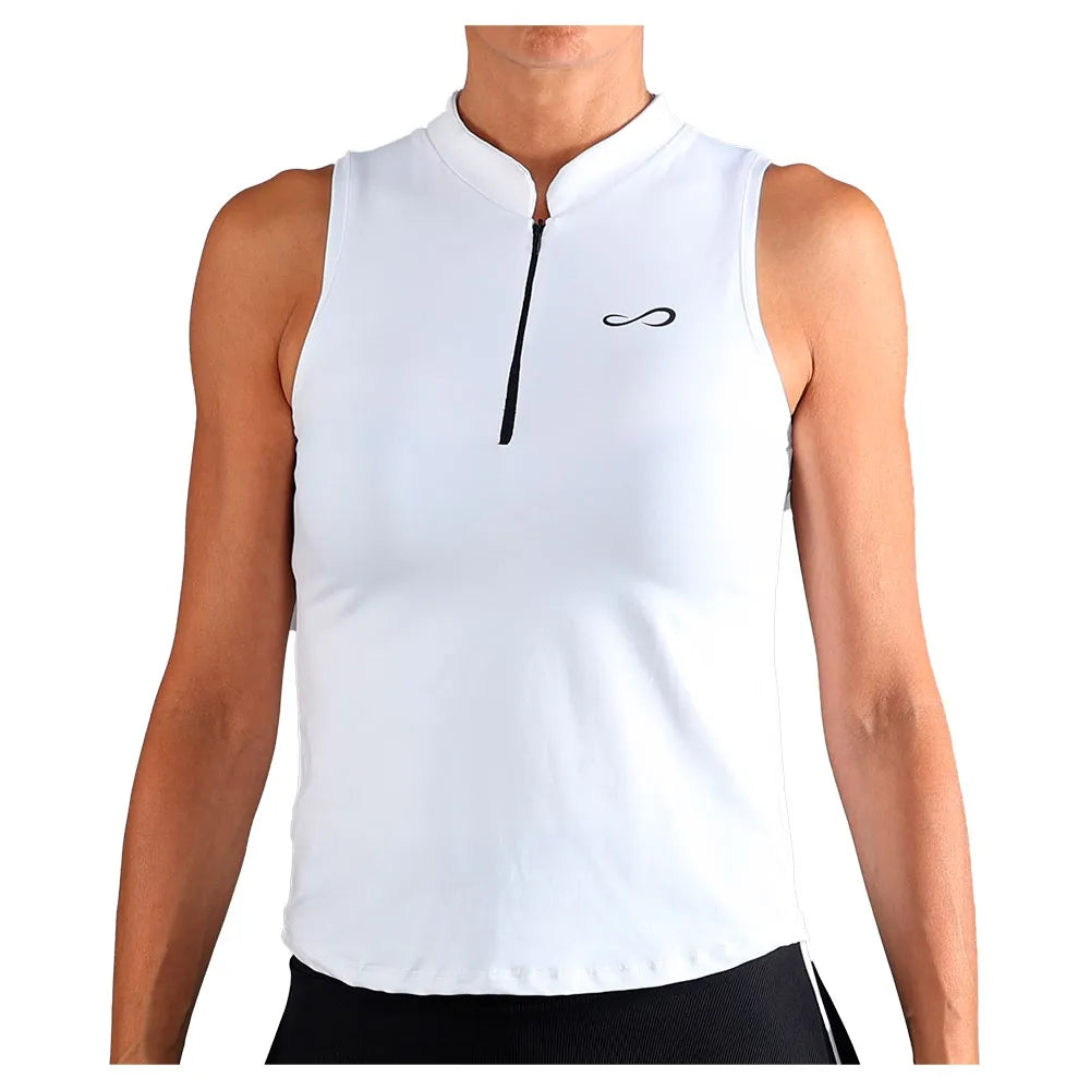 Endless Glam sleeveless polo