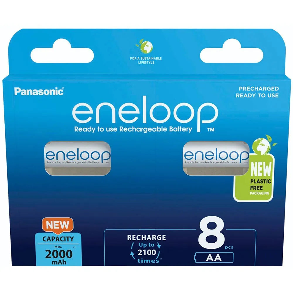 Eneloop BK-3MCDE/8BE 2000mAh Rechargeable Battery 8 units