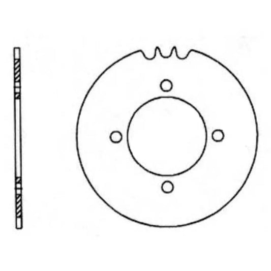Esjot 1372 415 rear sprocket