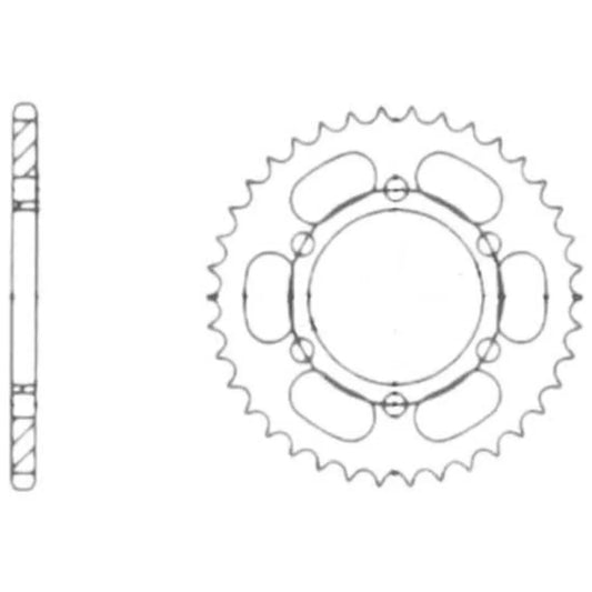 Esjot 30003 630 rear sprocket