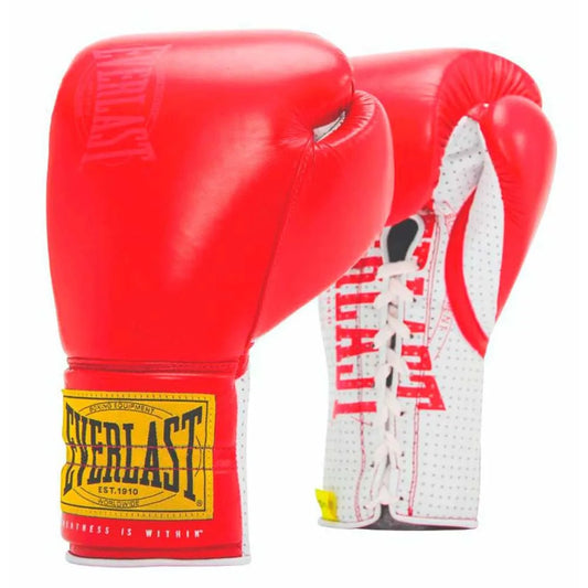 Everlast Fse 1910 sparring laced Leather artificial boxing gloves