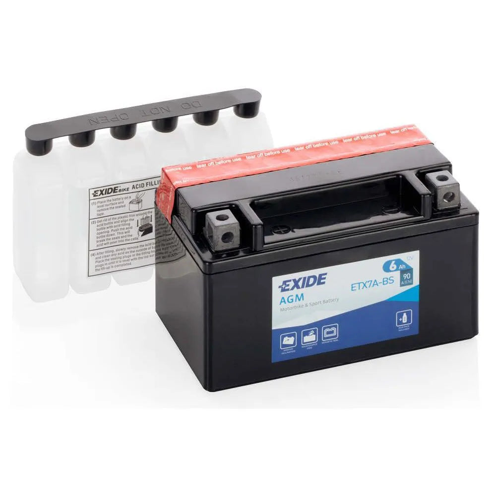 Exide ETX7A-BS AGM battery