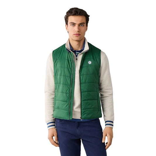 Façonnable Chambray Lined vest