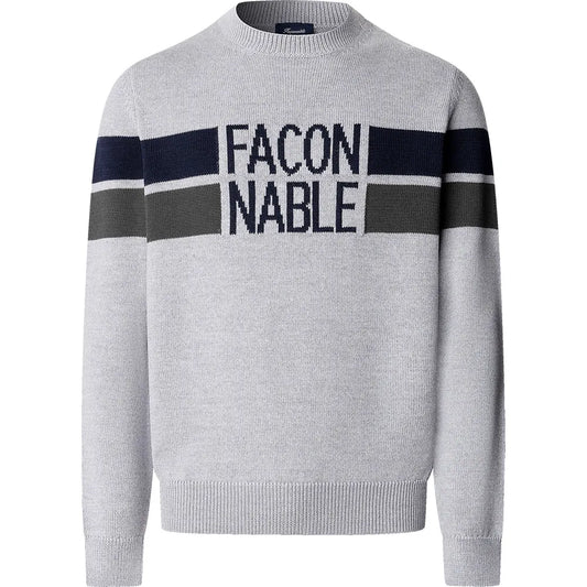 Façonnable Cot Crew FRT Stripes sweater