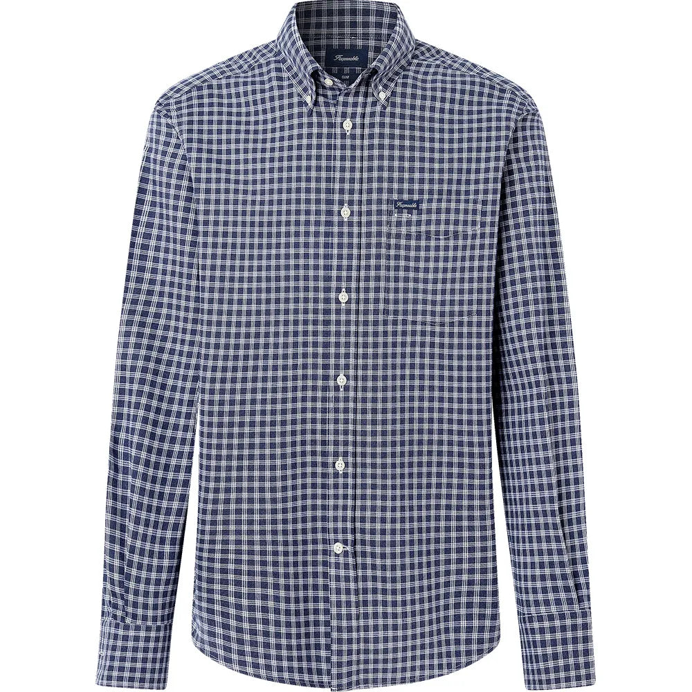 Façonnable Flan Min Plaid long sleeve shirt