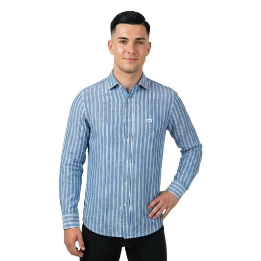 Façonnable FM302181 Linen long sleeve shirt