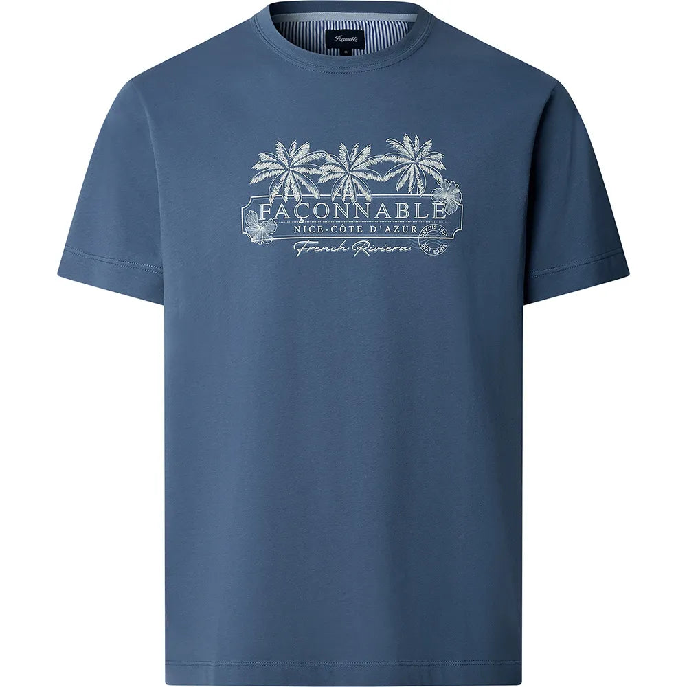 Façonnable Front Palm Print short sleeve T-shirt