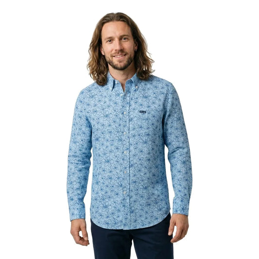 Façonnable Hibscus long sleeve shirt