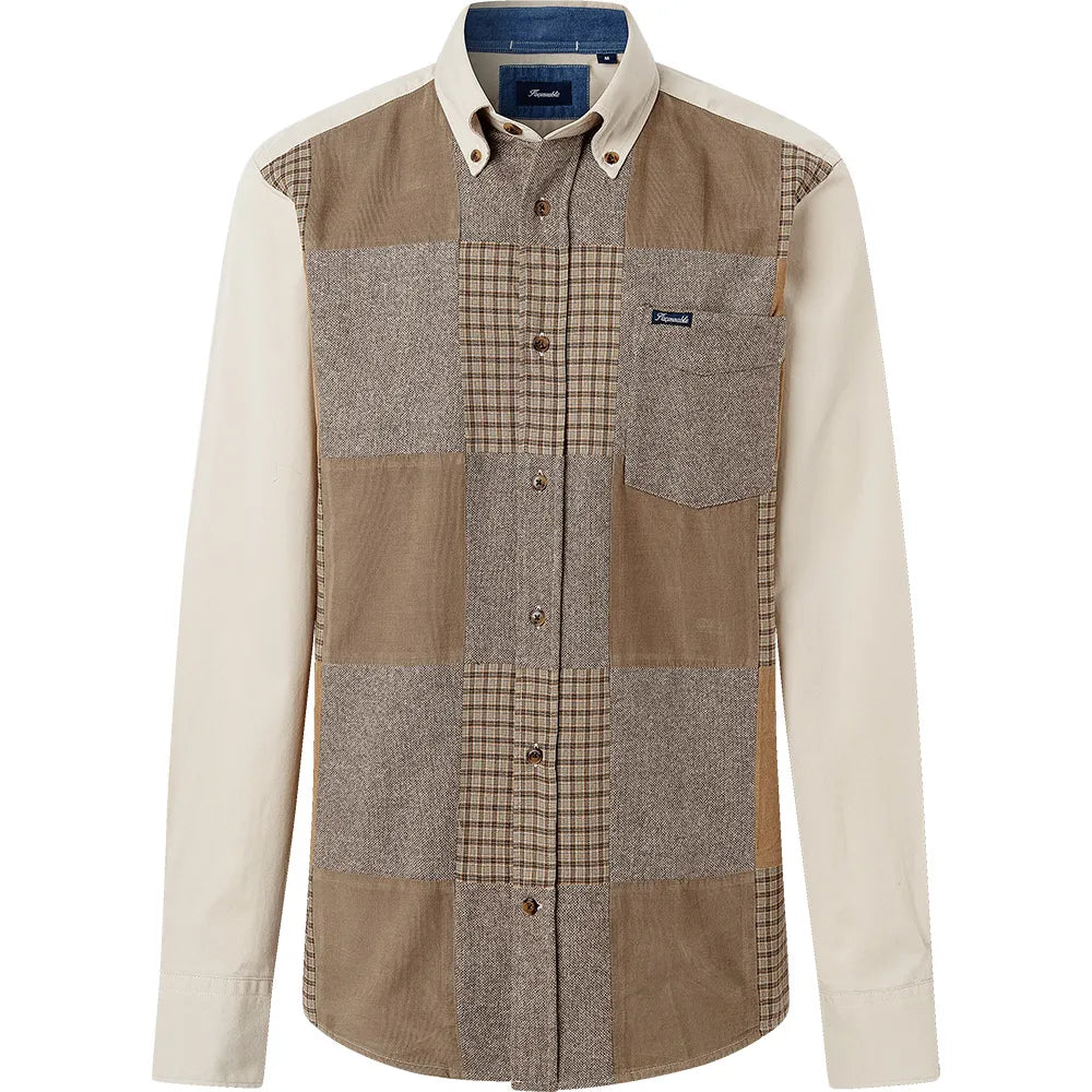 Façonnable Multi Patch long sleeve shirt