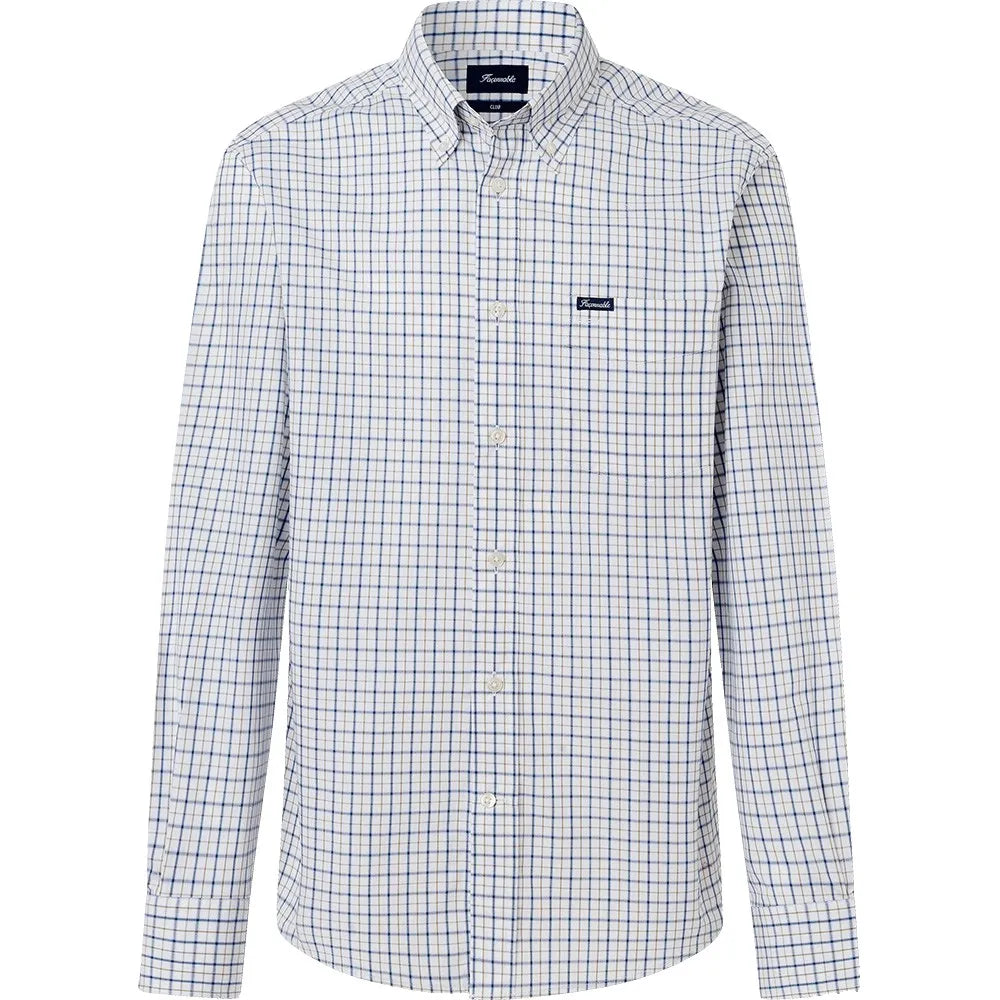 Façonnable Poplin Check long sleeve shirt