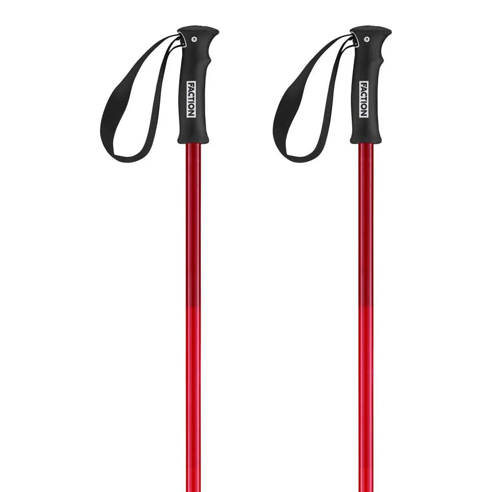 Faction skis Dancer poles