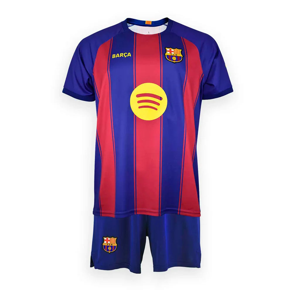 FC Barcelona 25/26 home short sleeve Junior Set