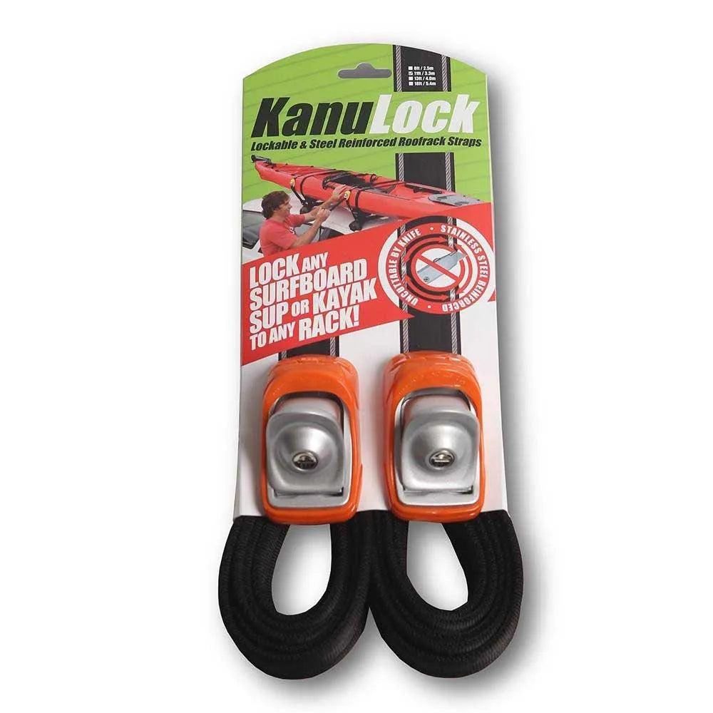 Fcs 3.3m/11 ft kanulock lockable set tie down straps