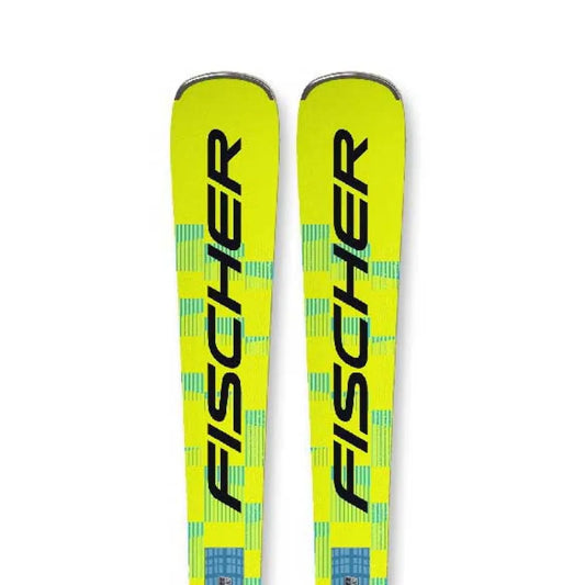 Fischer RC4 Noize ST Yellow Superflex + RC4 Z12 GW Powerrail 85 [F] alpine skis pack