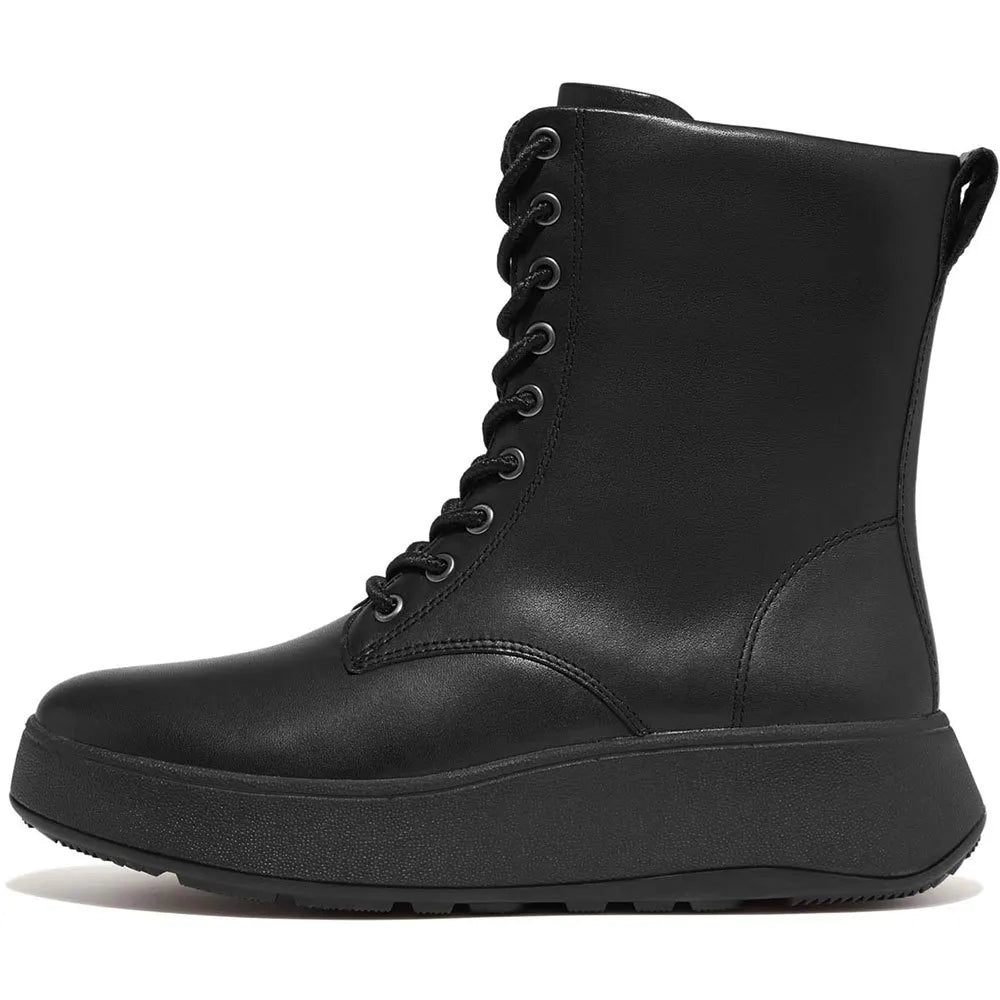 Fitflop F-Mode Leather Lace-Up Flatform Ankle boots