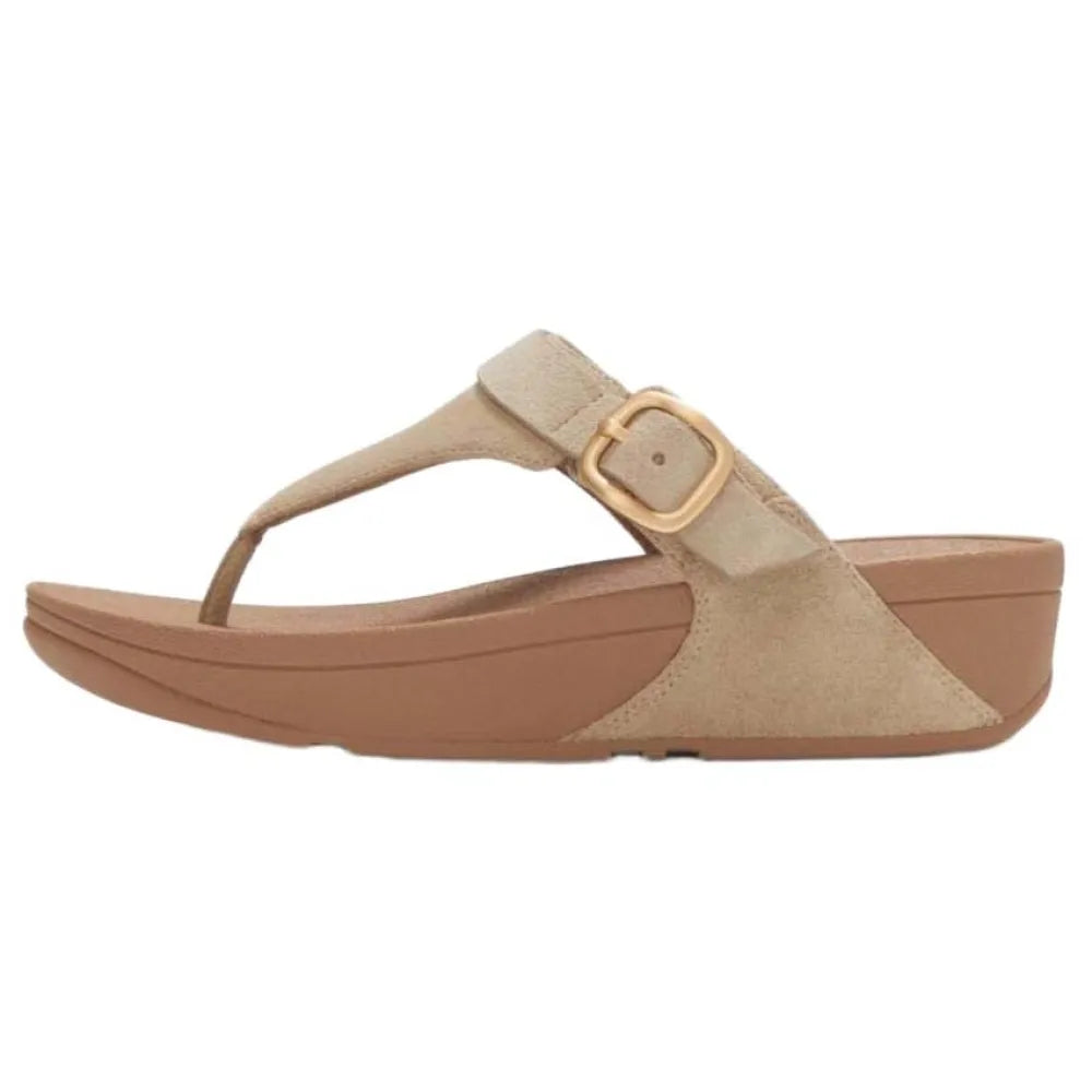Fitflop Lulu Buckle Suede Toe Post sandals