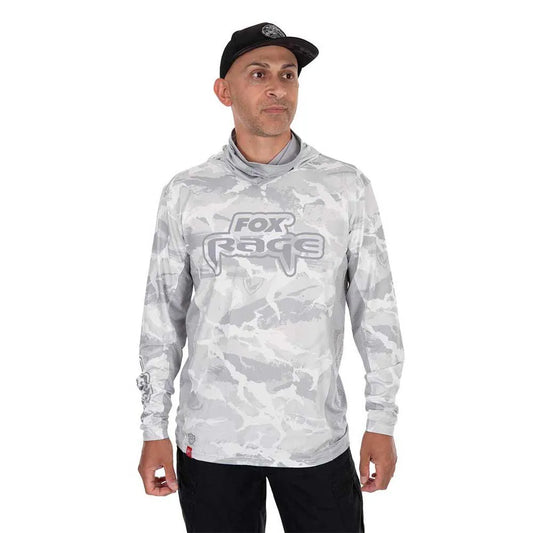 Fox rage UV Light UV Hooded Long Sleeve T-Shirt