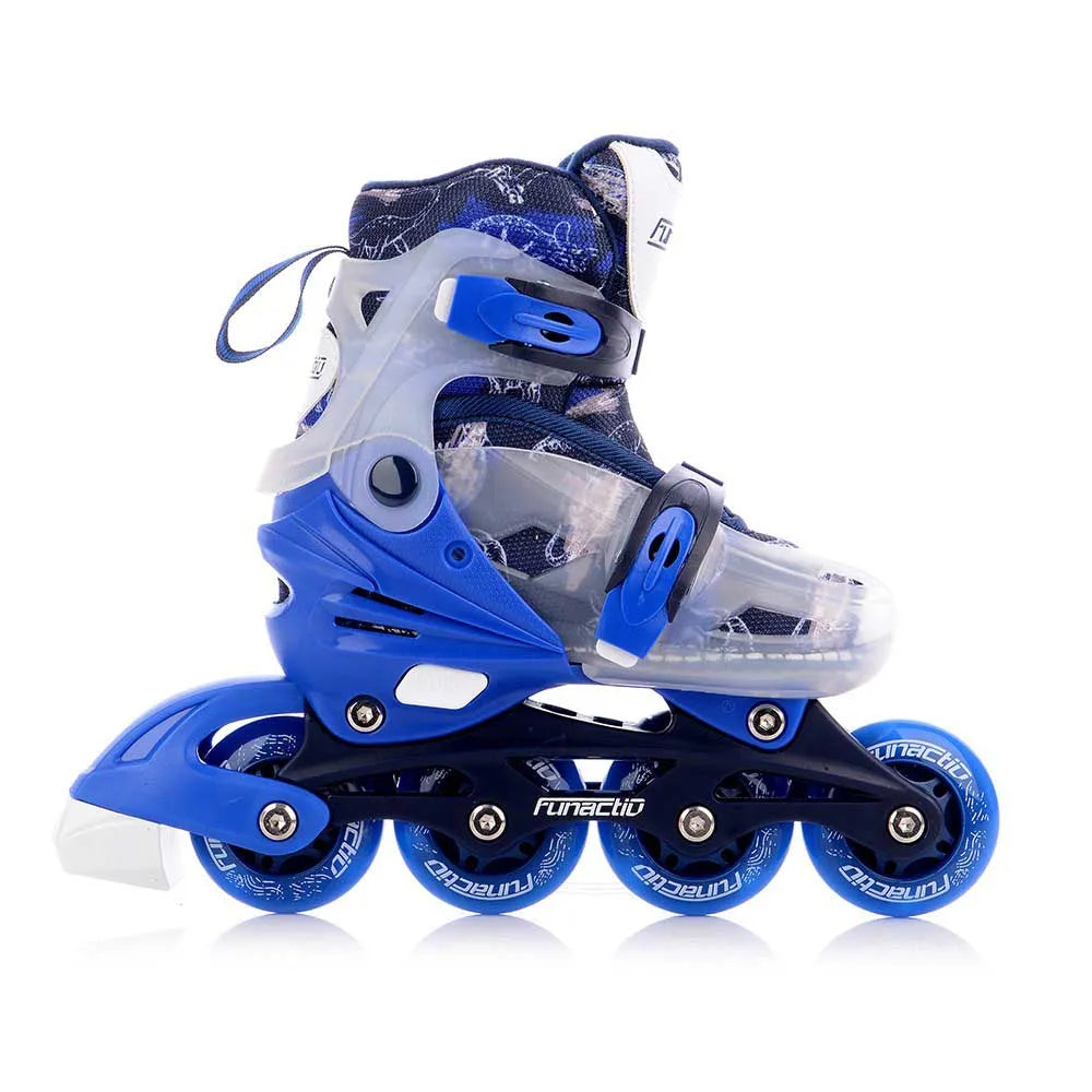 Funactiv Adapt led 4in1 adjustable junior inline skates