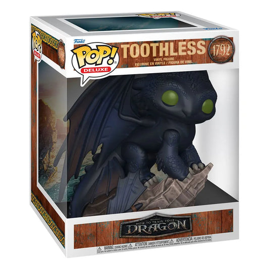 Funko Deluxe How To Train Your Dragon Lam Vinyl Toothless Figure 16 cm