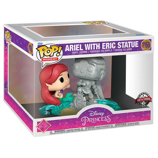 Funko Disney Ultimate Princess Little Mermaid Ariel And Statue Eric Exclusive figure