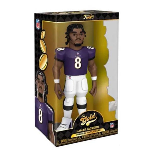 Funko Gold 12 NFL Ravens Lamar Jackson figure