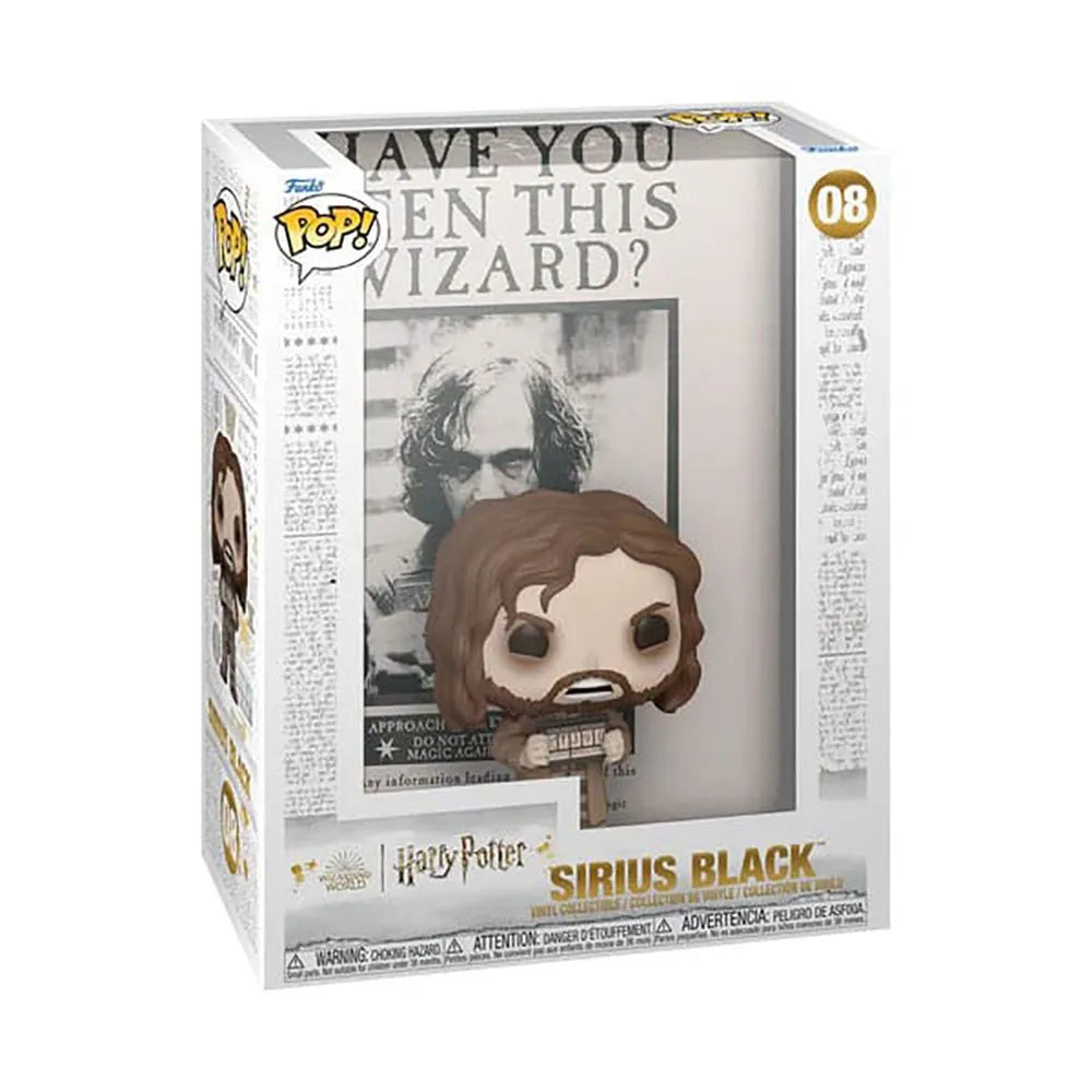 Funko Harry Potter Comic Cover Poster With Sirius Black figure