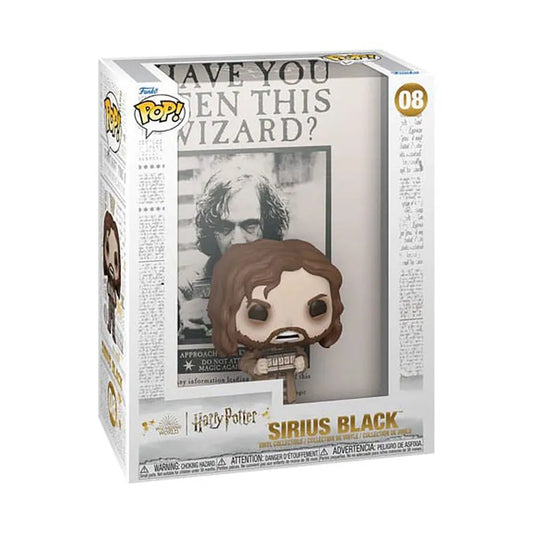 Funko Harry Potter Comic Cover Poster With Sirius Black figure