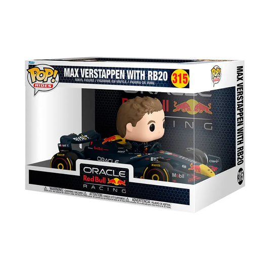 Funko Oracle: Redbull Racing-Rides Super Deluxe Verstappen W/Rb20 figure